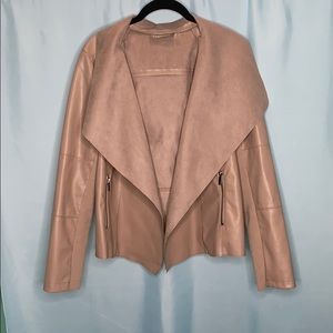faux leather jacket